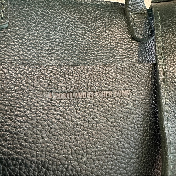 Portland Leather Goods (PLG) GREEN lagoon mini Tote Bag - Picture 6 of 11